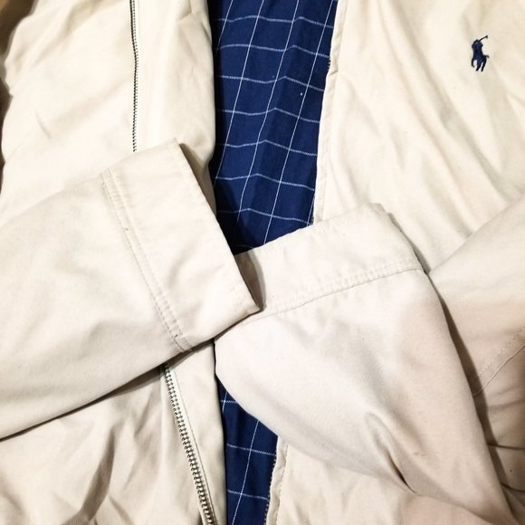 Polo Ralph Lauren Casual Jacket Beige Tan Khaki XL - Picture 9 of 10